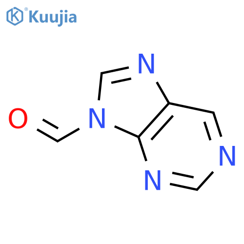 9H-Purine-9-carboxaldehyde (9CI) structure