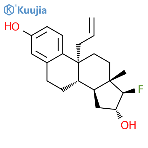 Estra-1,3,5(10)-triene-3,16-diol, 17-fluoro-9-(2-propenyl)-, (16a,17b)- structure