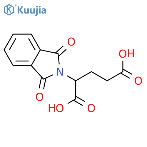 2-(1,3-Dioxoisoindolin-2-yl)pentanedioic acid structure