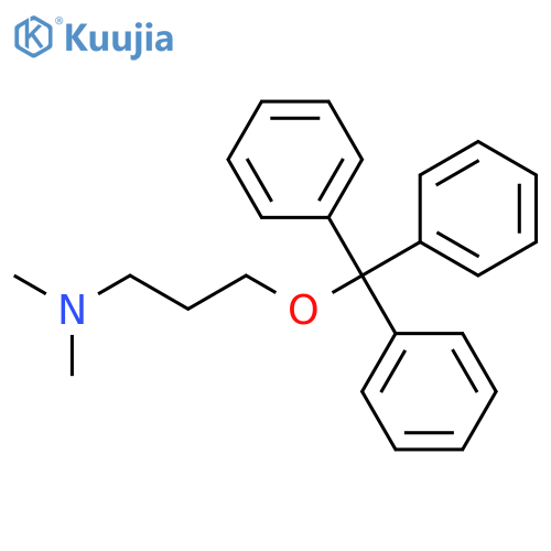 1-Propanamine, N,N-dimethyl-3-(triphenylmethoxy)- structure