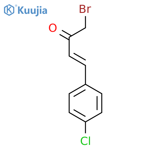 3-Buten-2-one, 1-bromo-4-(4-chlorophenyl)-, (3E)- structure