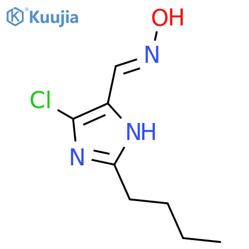 1H-IMIDAZOLE-4-CARBOXALDEHYDE, 2-BUTYL-5-CHLORO-, OXIME structure