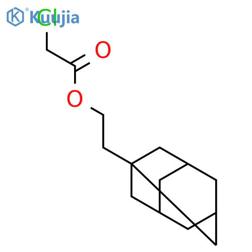 ACETIC ACID, CHLORO-, 2-TRICYCLO[3.3.1.13,7]DEC-1-YLETHYL ESTER structure