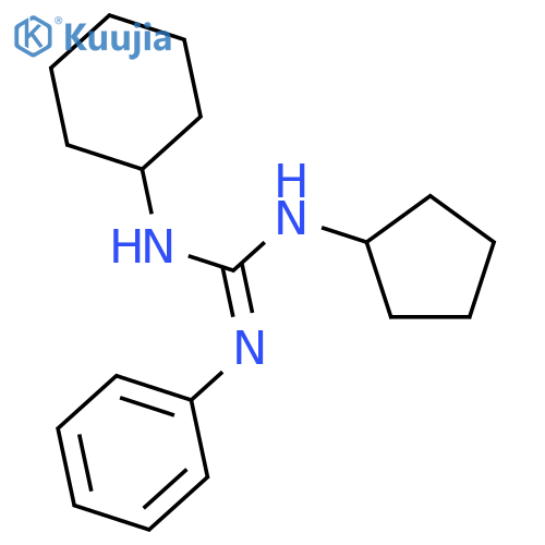GUANIDINE, N-CYCLOHEXYL-N'-CYCLOPENTYL-N''-PHENYL- structure