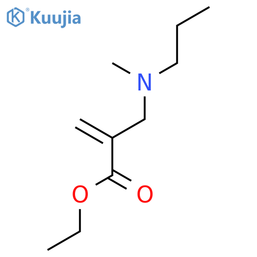 2-Propenoic acid, 2-[(methylpropylamino)methyl]-, ethyl ester structure