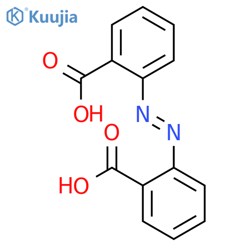Benzoic acid, 2,2'-azobis- structure