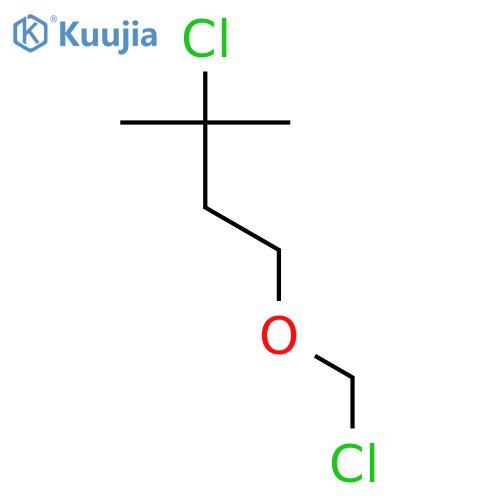 Butane, 3-chloro-1-(chloromethoxy)-3-methyl- structure