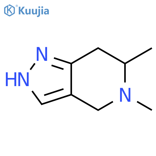 5,6-dimethyl-1,4,6,7-tetrahydropyrazolo[4,3-c]pyridine structure