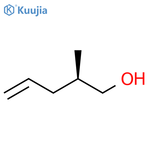 4-Penten-1-ol, 2-methyl-, (2R)- structure