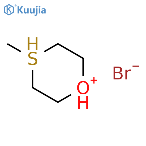 1,4-Oxathianium, 4-methyl-, bromide structure