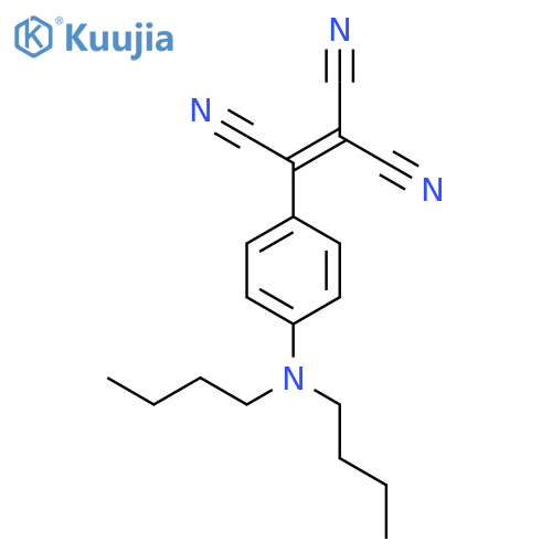Ethenetricarbonitrile, [4-(dibutylamino)phenyl]- structure