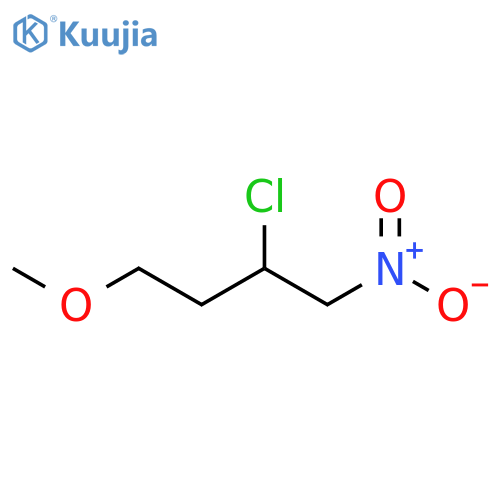 Butane, 2-chloro-4-methoxy-1-nitro- structure