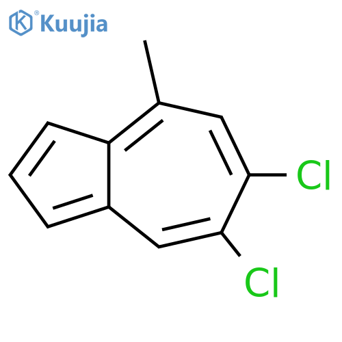 Azulene, 6,7-dichloro-4-methyl- structure