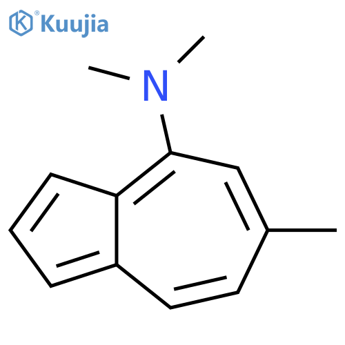 4-Azulenamine, N,N,6-trimethyl- structure