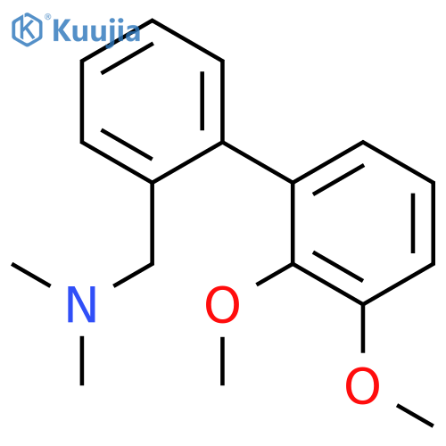 [1,1'-BIPHENYL]-2-METHANAMINE, 2',3'-DIMETHOXY-N,N-DIMETHYL- structure