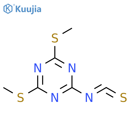 1,3,5-Triazine, 2-isothiocyanato-4,6-bis(methylthio)- structure