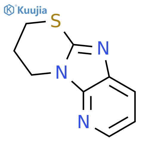 2H-Pyrido[3',2':4,5]imidazo[2,1-b][1,3]thiazine, 3,4-dihydro- structure