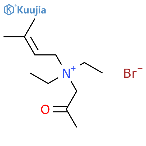 2-BUTEN-1-AMINIUM, N,N-DIETHYL-3-METHYL-N-(2-OXOPROPYL)-, BROMIDE structure