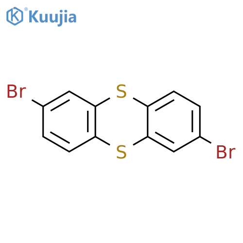 Thianthrene, 2,7-dibromo- structure