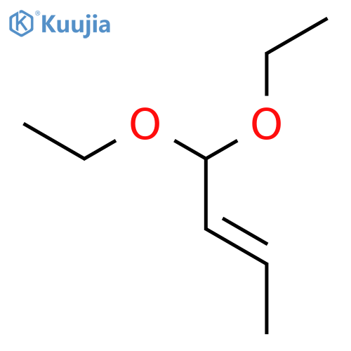2-Butene, 1,1-diethoxy-, (2E)- structure
