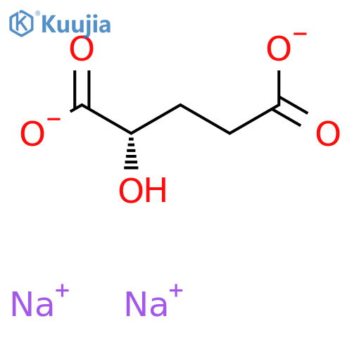 Pentanedioic acid,2-hydroxy-, disodium salt, (2S)- structure
