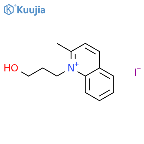 1-(3-hydroxypropyl)-2-methylquinolinium iodide structure