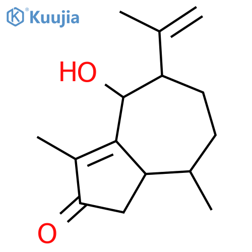 (4R,5S,8S,8aR)-4-hydroxy-3,8-dimethyl-5-(prop-1-en-2-yl)-4,5,6,7,8,8a-hexahydroazulen-2(1H)-one structure
