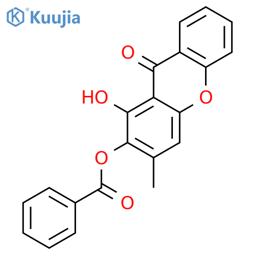 9H-XANTHEN-9-ONE, 2-(BENZOYLOXY)-1-HYDROXY-3-METHYL- structure