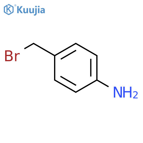 4-(Bromomethyl)benzenamine structure