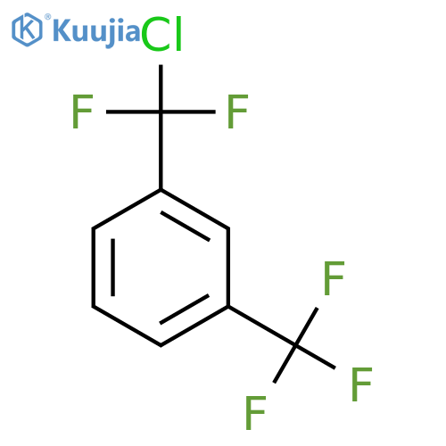 Benzene, 1-(chlorodifluoromethyl)-3-(trifluoromethyl)- structure