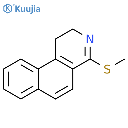 Benz[f]isoquinoline, 1,2-dihydro-4-(methylthio)- structure