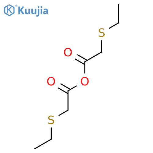 ACETIC ACID, (ETHYLTHIO)-, ANHYDRIDE structure