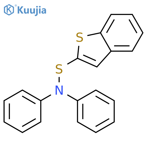 BENZO[B]THIOPHENE-2-SULFENAMIDE, N,N-DIPHENYL- structure