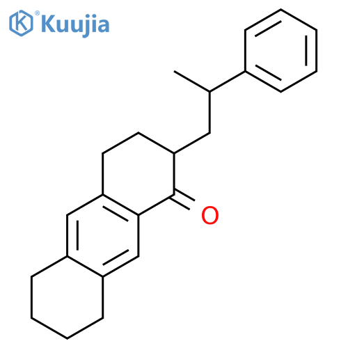 1(2H)-ANTHRACENONE, 3,4,5,6,7,8-HEXAHYDRO-2-(2-PHENYLPROPYL)- structure