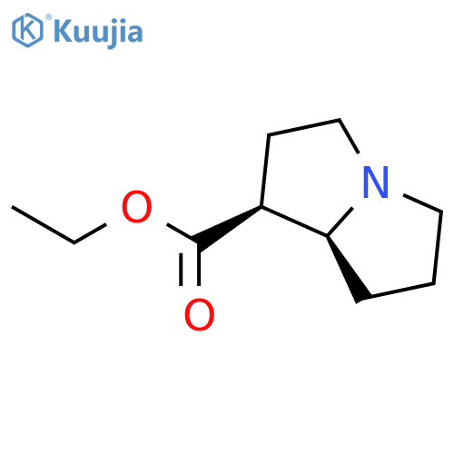 1H-Pyrrolizine-1-carboxylic acid, hexahydro-, ethyl ester, (1S-trans)- structure