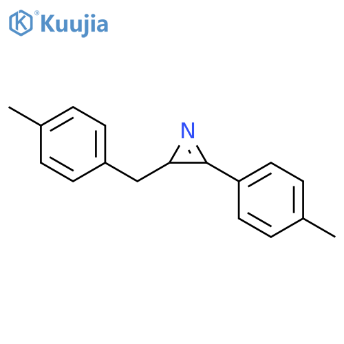 2H-AZIRINE, 3-(4-METHYLPHENYL)-2-[(4-METHYLPHENYL)METHYL]- structure