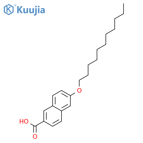 2-NAPHTHALENECARBOXYLIC ACID, 6-(UNDECYLOXY)- structure