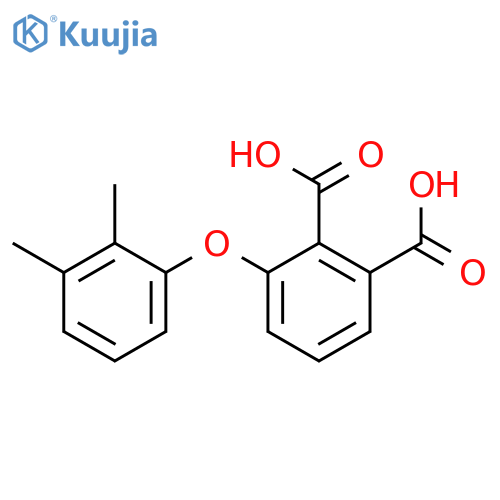 1,2-Benzenedicarboxylic acid, 3-(2,3-dimethylphenoxy)- structure