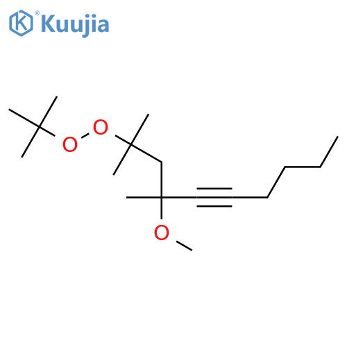 PEROXIDE, 1,1-DIMETHYLETHYL 3-METHOXY-1,1,3-TRIMETHYL-4-NONYNYL structure