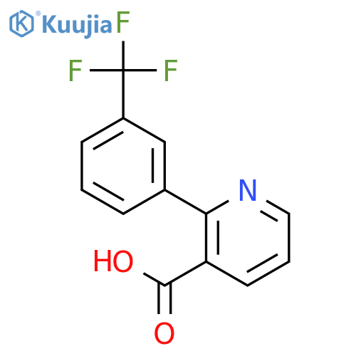 2-(3-(Trifluoromethyl)phenyl)nicotinic acid structure