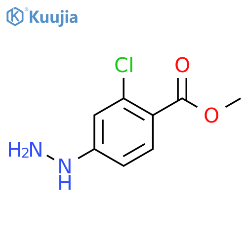 methyl 2-chloro-4-hydrazinylbenzoate structure