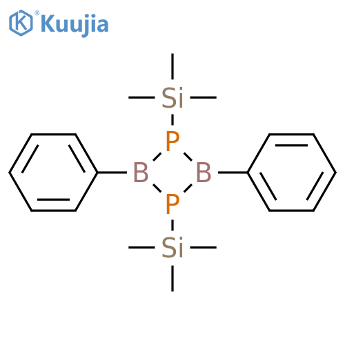 1,3,2,4-DIPHOSPHADIBORETANE, 2,4-DIPHENYL-1,3-BIS(TRIMETHYLSILYL)- structure