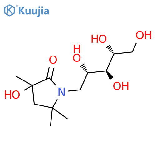 D-RIBITOL, 1-DEOXY-1-(3-HYDROXY-3,5,5-TRIMETHYL-2-OXO-1-PYRROLIDINYL)- structure