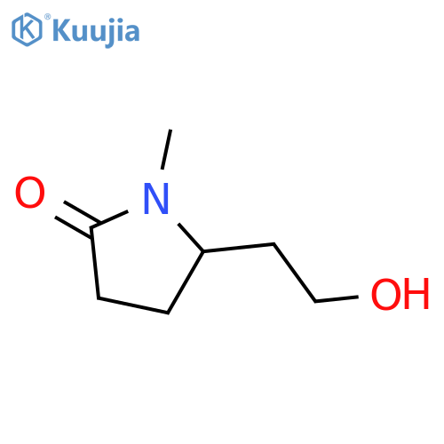 5-(2-Hydroxyethyl)-1-methylpyrrolidin-2-one structure