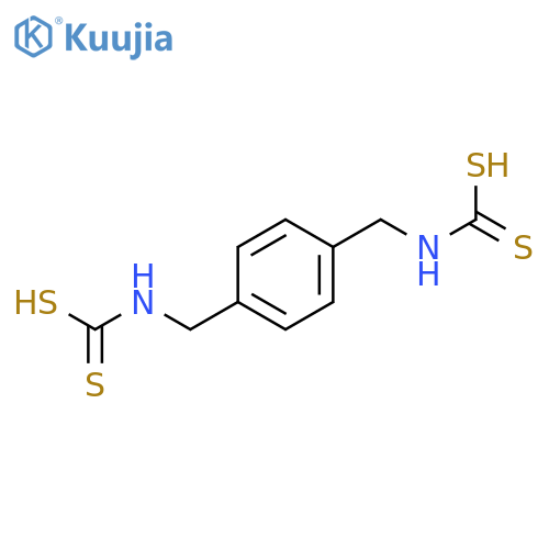 [1,4-Phenylenebis(methylene)]dicarbamodithioic acid structure