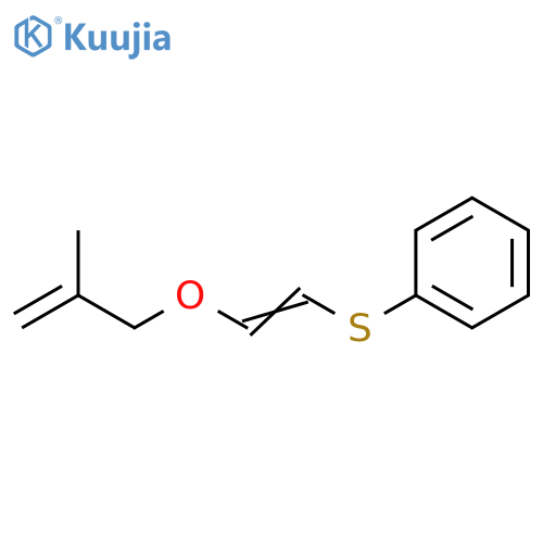 Benzene, [[2-[(2-methyl-2-propenyl)oxy]ethenyl]thio]- structure