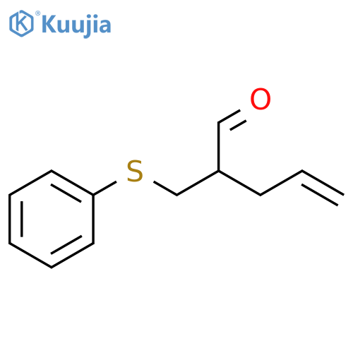 4-Pentenal, 2-[(phenylthio)methyl]- structure