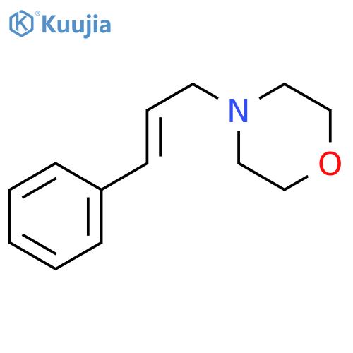 4-((e)-3-phenyl-allyl)-morpholine structure