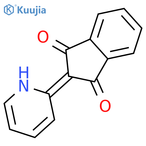 1H-Indene-1,3(2H)-dione,2-(2(1H)-pyridinylidene)- structure