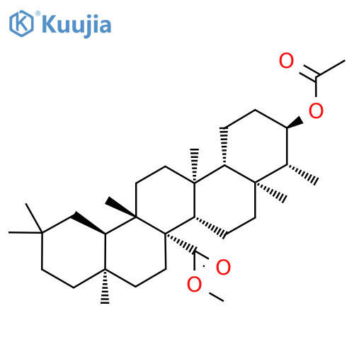 Methyl (4aR,6aS,6aS,6bS,8aS,9R,10R,12aS,14aS,14bR)-10-acetyloxy-2,2,4a,6a,8a,9,14a-heptamethyl-1,3,4,5,6,6b,7,8,9,10,11,12,12a,13,14,14b-hexadecahydropicene-6a-carboxylate structure